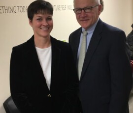 December 14, 2018 - Sen. Yaw welcomes Teresa D. Miller, Secretary of the Pennsylvania Department of Human Services, to CleanSlate, a Drug, Alcohol, Opioid Rehabilitation, Treatment (Medication-Assisted) & Recovery Center in Williamsport as part of “Stop Overdoses in PA:  Get Help Now Week.” 12/14/18