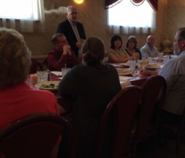 May 24, 2018 - Senator Yaw provides a legislative update during the Jersey Shore Chamber Annual luncheon. 05/24/18
