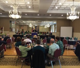 March 17, 2016 - Senator Yaw addresses the Kiwanis Club of Williamsport during their monthly meeting. 03/17/16