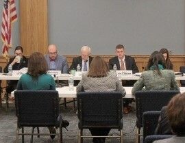 October 30, 2017 - A public hearing of the Senate Environmental Resources and Energy Committee on lead exposure and mitigation was held at the John P. Cosgrove Center, Pittston Memorial Library. Photo by Standard Speaker Photographer Warren Ruda. 10/30/17