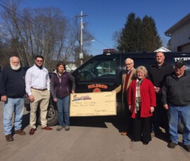 March 3, 2021 - Senator Yaw took part in a check presentation ceremony at the Mildred Fire Company in Sullivan County this week. Thanks to the Pennsylvania Skill Charitable Giving Program for the $20,000 donation. Local firefighters need all the support we can give them for the life-saving service they perform in our communities. 03/03/21