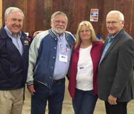 April 30, 2016 - Sen. Yaw joined Sen. John Rafferty and Buddy & Nancy Crockett during the NRA banquet in Troy. 04/30/16
