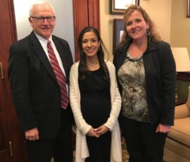 May 22, 2018 - Sen. Yaw meets with Amy Rogers, Associate Professor of Education at Lycoming College & @Jennifer Wahl of Loyalsock Twp. H.S. to discuss PAC-TE, the voice for professional educator preparation in Pennsylvania. 05/22/18