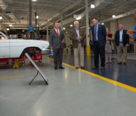 May 14, 2019 - Senator Yaw welcomed Senator Laughlin, Senator Haywood, Senator Street and Senator Killion to the Penn College campus on Tuesday.  – Photos by Cindy Davis Meixel, writer/photo editor 05/14/19