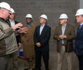 May 14, 2019 - Senator Yaw welcomed Senator Laughlin, Senator Haywood, Senator Street and Senator Killion to the Penn College campus on Tuesday.  – Photos by Cindy Davis Meixel, writer/photo editor 05/14/19