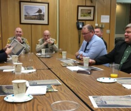 March 29, 2018 - Senator Yaw, along with PA State Rep. Garth Everett & PA State Rep. Jeff C. Wheeland met with local Game Commission staff to discuss chronic wasting disease, its status in Pennsylvania, and action being taken by the Game Commission to prevent its spread. 03/29/18