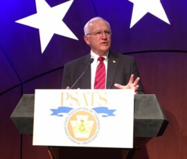 April 19, 2016 - Senator Yaw speaking on the statewide heroin epidemic during the 2016 PA State Association of Township Supervisors Conference 04/19/16