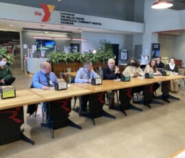 March 8,2022 - The Lewisburg YMCA at the Miller Center was host to the Penn State Extension County Day for Union and Snyder counties recently. Sen. Yaw enjoyed discussing a number of his legislative priorities for this session, including Senate Bill 832, which directs additional federal dollars to clean up our waterways. 03/08