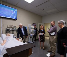 September 5, 2019 - Senator Yaw joins Pennsylvania House Majority Leader Bryan Cutler today during a visit to the Pennsylvania College of Technology Campus in Williamsport.  The visit showcased a number of important programs at the College including welding and metal fabrication, advanced manufacturing, automotive restoration, culinary arts and hospitality, plastics and polymer engineering, and several majors in the School of Nursing & Health Sciences. 09/05/19
