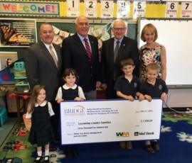 May 17, 2018 - The REACH Foundation presented funds for St. John Neumann Regional Academy in Williamsport. This is part of the Pennsylvania Educational Improvement Tax Credit program. Sen. Yaw was pleased to take part in the announcement. 05/17/18