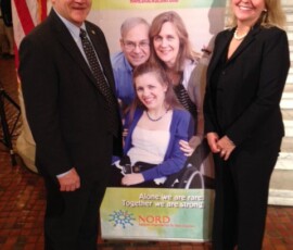 March 16, 2016 - Senator Yaw participated in a ‘Rare Disease Day’ rally in the State Capitol Building. 03/16/16