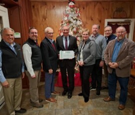 December 12, 2022 - Senator Yaw and the Center for Rural Pennsylvania Board of Directors honors PA Sec. Russell Redding for his steadfast leadership and service to agriculture and his strong support of the Center’s work over the years. 12/12