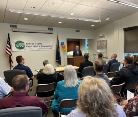 May 27, 2022 - Senator Yaw joined the Sullivan County Rural Electric Cooperative for its 85th Anniversary Celebration in Forksville, as well as to honor the retirement of its outgoing CEO Craig Harting. 05/27