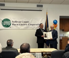 May 27, 2022 - Senator Yaw joined the Sullivan County Rural Electric Cooperative for its 85th Anniversary Celebration in Forksville, as well as to honor the retirement of its outgoing CEO Craig Harting. 05/27
