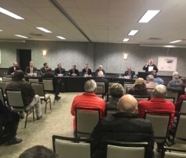 February 12, 2018 - Senator Yaw joined officials from Northumberland, Snyder and Union counties during a meeting of the Susquehanna Valley Conservatives to discuss the state’s heroin and opioid epidemic. 02/12/18