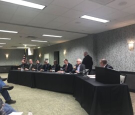 February 12, 2018 - Senator Yaw joined officials from Northumberland, Snyder and Union counties during a meeting of the Susquehanna Valley Conservatives to discuss the state’s heroin and opioid epidemic. 02/12/18