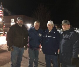 November 23, 2018 - Sen. Yaw joined Bradford County Commissioners Daryl Miller, Doug McLinko and Ed Bustin at the 20th Annual Sayre Borough Christmas Parade. 11/23/18