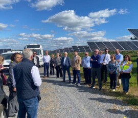 September 30, 2021 - Senator Yaw joins the Board of the Center for Rural Pennsylvania for a tour of lightsource bp’s Nittany Solar Project in Shippensburg, PA. 09/30/21