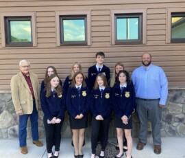 September 15, 2022 - Senator Yaw welcomes Southern Tioga FFA Students to his annual “Meeting on Agriculture” held at the Trout Run Fire Hall in Lycoming County. 09/15