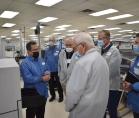 January 5, 2022 - Senator Yaw tours Spartronics Contract Manufacturing, located on Reach Road in Williamsport, which offers a range of comprehensive services for the defense, space, commercial aerospace, medical devices, life sciences, instrumentation and control industries. 01/05