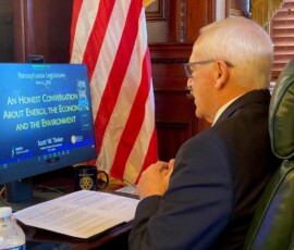 March 23, 2021 - Senator Yaw, Chairman of the Senate Environmental Resources and Energy Committee, today hosted a discussion titled: “An Honest Conversation About Energy, the Economy and the Environment,” with Dr. Scott W. Tinker - Professor, Speaker, Filmmaker, Executive and State Geologist from Texas. 03/23/21