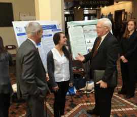 April 5, 2016 - Senator Yaw & Rep. Garth Everett visit with Lycoming College students for Undergraduate Research Day at the State Capitol. 04/05/16