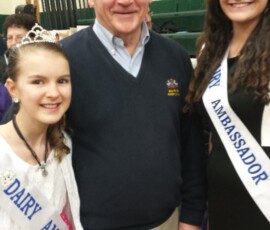 March 6, 2015 - Senator Yaw visits the 26th Annual Susquehanna County Ag Day at Elk Lake High School. 03/06/15