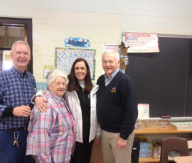 March 6, 2015 - Senator Yaw visits the 26th Annual Susquehanna County Ag Day at Elk Lake High School. 03/06/15