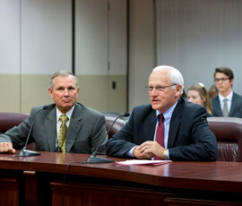 June 10, 2014 - Senator Yaw speaks at the Senate Agriculture and Rural Affairs Committee for the nomination of Bradford County dairy farmer James A. Van Blarcom. 06/10/14