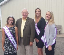 September 23, 2015 - Sen. Yaw welcomed FFA students, Faculty, Dairy and Fair Royalty to his Agriculture Breakfast in Bradford County. 09/23/15