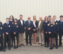 September 23, 2015 - Sen. Yaw welcomed FFA students, Faculty, Dairy and Fair Royalty to his Agriculture Breakfast in Bradford County. 09/23/15