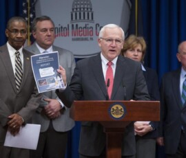 December 7, 2015 - Sen. Yaw joins the Board of the Center for Rural Pennsylvania to unveil the second report on the heroin epidemic. 12/07/15