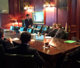 February 24, 2015 - Sen. Yaw participated in a briefing by Compass Natural Gas highlighting innovative technologies related to the delivery of CNG to homes and businesses. 02/24/15