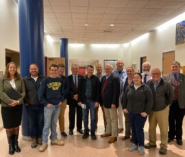 October 10, 2019 - Sen. Yaw joins DEP Secretary Pat McDonnell and others for a tour of Lycoming College’s Clean Water Institute on Thursday. 10/10/19