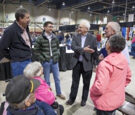 January 15, 2016 - Sen. Yaw joins the Dice Family of Cogan Station, Lycoming County, prior to the 2016 “Century Farm” Award Ceremony at the Farm Show Complex in Harrisburg. 01/15/16
