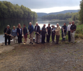 October 3, 2014 - Sen. Yaw joined officials from Jersey Shore Borough for a groundbreaking ceremony to construct a new Public Boat Launch just off of Front Street. 10/03/14