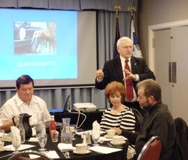 April 9, 2015 - Sen. Yaw speaks during the Lycoming County Conservation District Legislative Breakfast in Williamsport 04/09/15