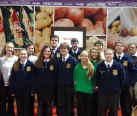 January 13, 2016 - Senator Yaw joined Mifflinburg FFA students, and advisor Charles Kessler, while at the 100th Pennsylvania Farm Show. 01/13/16