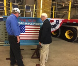 August 18, 2017 - Sen. Yaw joined High Steel Structures, LLC employees and elected officials to celebrate the completion of steel fabrication for the New New York Bridge Project. The $3.7 billion New NY Bridge is the largest transportation design-build project in the history of the United States, and High Steel’s largest contract to date. High Steel Structures was contracted for approximately 50,000 tons of steel to support the approach spans of the new Bridge, valued at more than $120 million. 08/18/17
