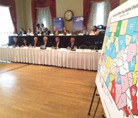 August 18, 2015 Sen. Yaw chairs the Center for Rural Pennsylvania’s public hearing on heroin and opioid treatment and recovery services in York. 08/18/15