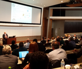 February 18, 2015 - Sen. Yaw addresses the Pennsylvania Chamber of Business and Industry DEP Quarterly meeting in Harrisburg. 02/18/15