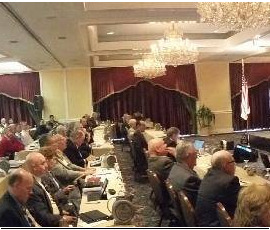 November 13, 2014 - Sen. Yaw addresses members of the Pennsylvania Rural Electric Association (PREA) during their annual conference in Hershey. 11/13/14