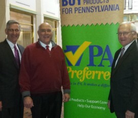 March 3, 2015 - Sen. Yaw joined Acting PA Agriculture Secretary Russell Redding and State Rep. Jeff Wheeland to support PA’s agriculture industry and PA Preferred products. 03/03/15