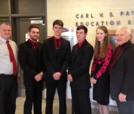 March 21, 2015 - Senator Yaw took part in the 35th Annual Scholarship Challenge at the Guthrie Patterson Auditorium in Sayre. Four teams battled it out for the Kwasnoski Cup named in memory of the late Dan Kwasnoski, who served as captain of the 1984 Athens Scholarship Challenge team. The Sayre High School team tied for Third Place. Sayre was the only PA team in the final four that consisted of Notre Dame, Sayre, Tioga and Newark Valley. 03/21/15