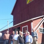 September 23, 2015 - Sen. Yaw visits the dairy farm of Jim Van Blarcom in Bradford County. 09/23/15