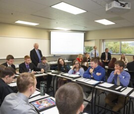 May 21, 2015 - Senator Yaw hosts his annual Student Government Seminar at the Pennsylvania College of Technology in Williamsport. More than 300 participants, including students and advisors representing 16 high schools throughout the 23rd Senate District took part in the full day event, the largest Senate organized Student Government Seminar in the state. 05/21/15