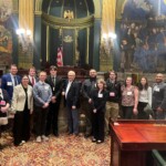 April 9, 2025 – Students from Lycoming College visit Harrisburg for AICUP Day on the Hill