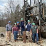 April 23, 2025 – Members of the Senate ERE Committee join the PA Grade Crude Oil Coalition to visit a conventional well plugging operation in Clarendon, Warren County.
